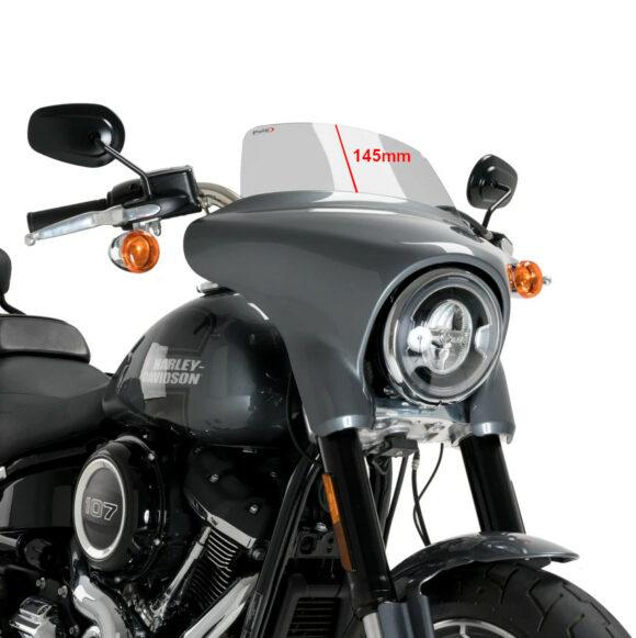 Plexiglass di ricambio Puig High Road per Softail Sport Glide - Vari colori - immagine 4