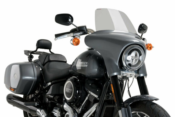 Plexiglass di ricambio Puig High Road per Softail Sport Glide - Vari colori - immagine 6