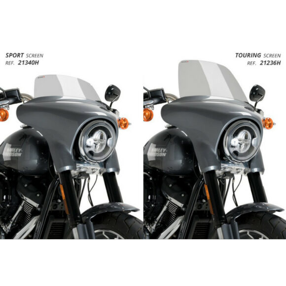 Plexiglass di ricambio Puig High Road per Softail Sport Glide - Vari colori