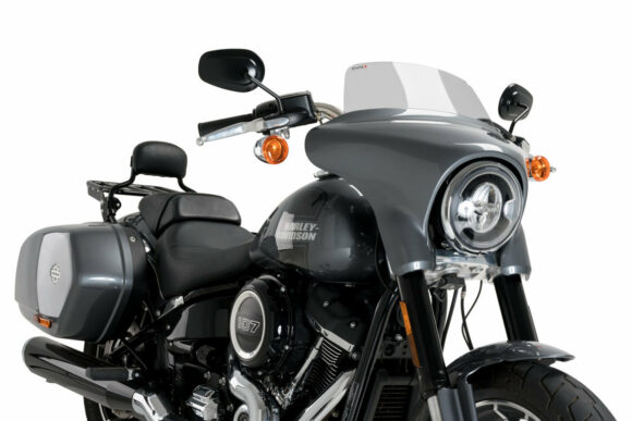 Plexiglass di ricambio Puig High Road per Softail Sport Glide - Vari colori - immagine 7