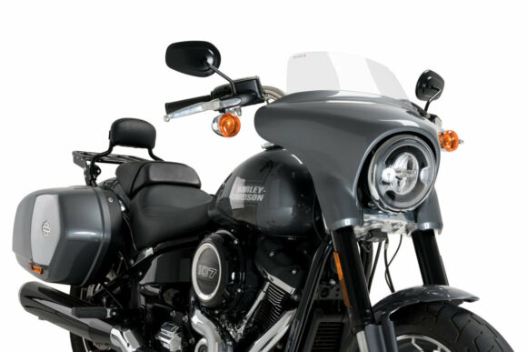 Plexiglass di ricambio Puig High Road per Softail Sport Glide - Vari colori - immagine 12