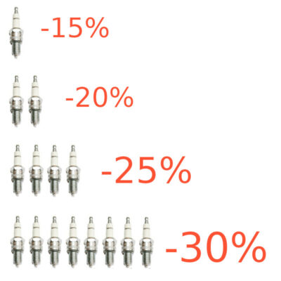 Candele Champion RA8HC - Sconto quantità - immagine 3