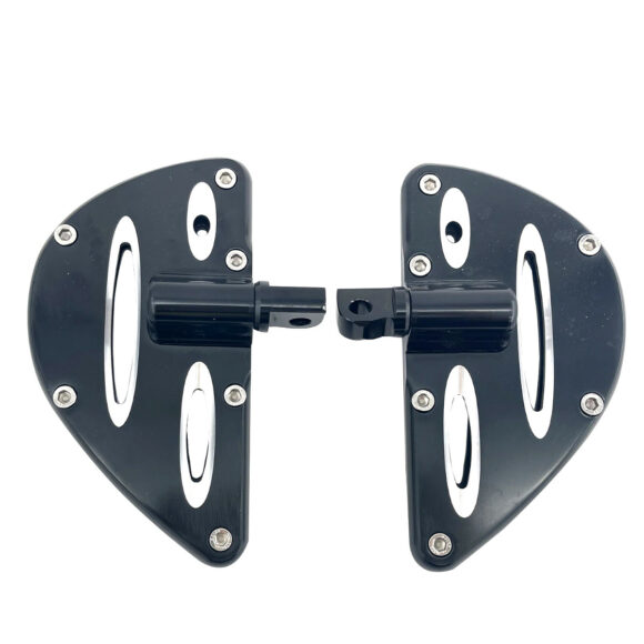 Pedane Delta in alluminio "contrast cut" per H-D - immagine 4