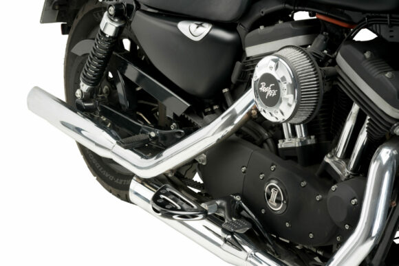 Pedane Delta in alluminio "contrast cut" per H-D - immagine 3