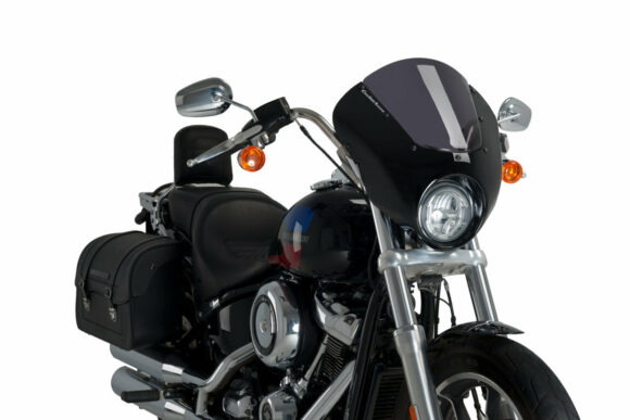 Cupolino Puig Dark Night per H-D Softail Low Rider - immagine 6