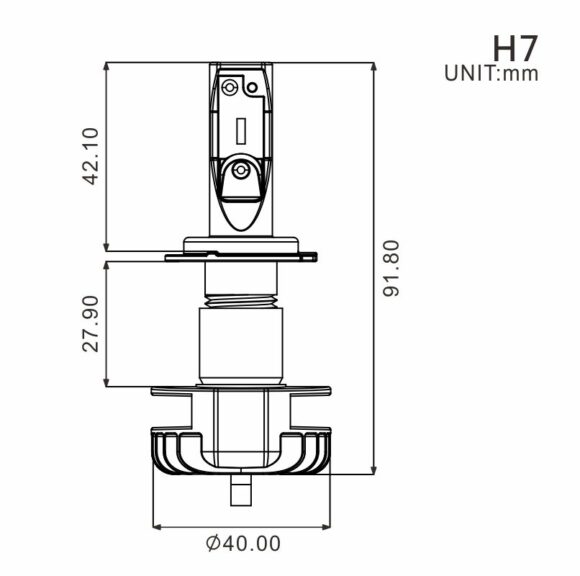 Lampadina LED H7 - immagine 3