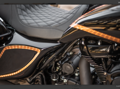 Kit estetico "Flow 2" di Killer Custom per H-D Touring 2009>2021 - immagine 6