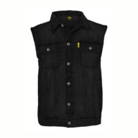 Gilet in jeans - Nero