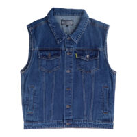 Gilet in jeans - Blu