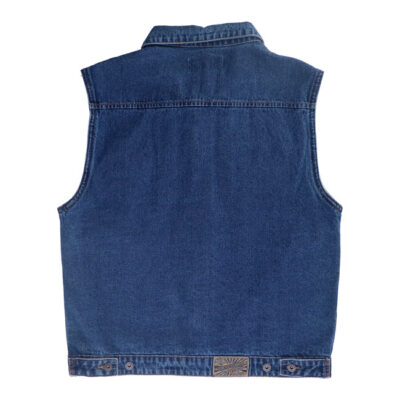 Gilet in jeans - Blu - immagine 2
