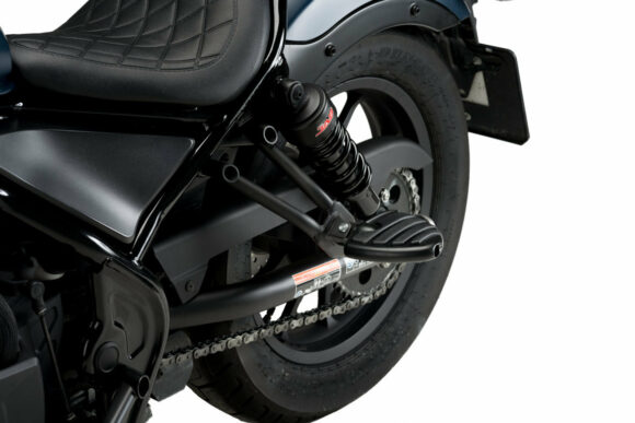 Pedane Delta-S per Honda Rebel 500 - Nero - immagine 3