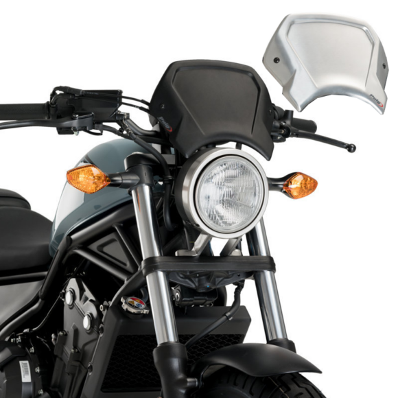 Mini cupolino in alluminio per Honda Rebel 500