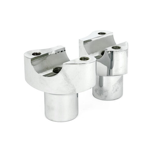 808527 Riser Riser dritti cromati per H-D – 5cm – Motoinferno
