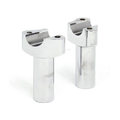 Riser dritti cromati per H-D - 9cm