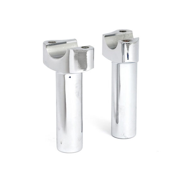 Riser dritti cromati per H-D - 11.5cm