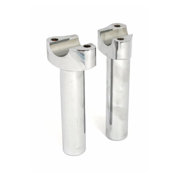 Riser dritti cromati per H-D - 14cm