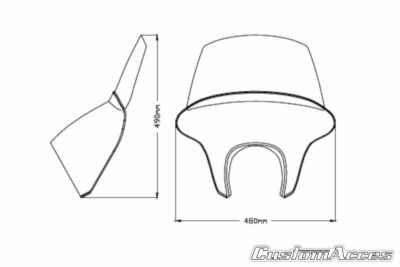 Mini batwing SML per Rebel 500 2020>oggi - immagine 8