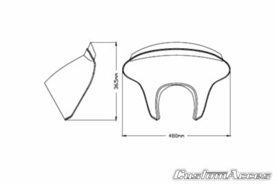 Mini batwing SML per Rebel 500 2020>oggi - immagine 6