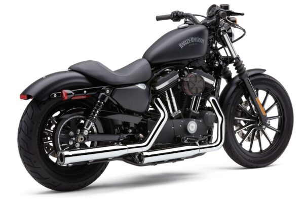 Silenziatori Cobra 3'' RPT Pro Race cromati per Sportster - immagine 2
