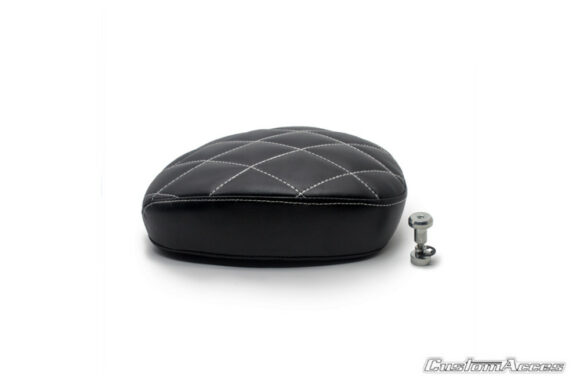 Passenger seat for Sportster - Diamond stitching - immagine 4