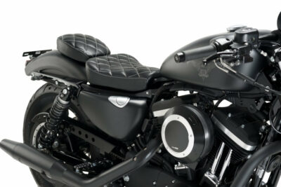 Passenger seat for Sportster - Diamond stitching - immagine 6