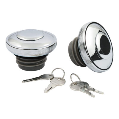 Tappo benzina con chiave per H-D - Cromo - immagine 2
