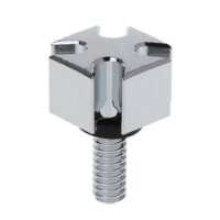 Bullone sella croce maltese large - Cromo