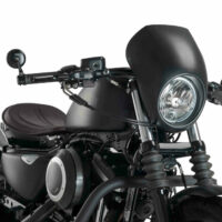 Cupolino Free Spirit per Sportster - Nero opaco