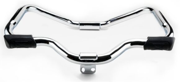 Paramotore "Mustache" cromato Ø32mm per Sportster - immagine 2