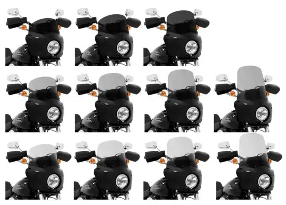 Cupolino Road Warrior per Dyna Super Glide - immagine 4