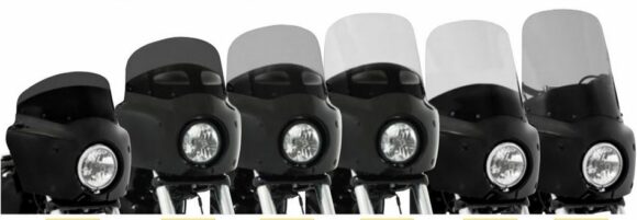 Cupolino Road Warrior per Dyna Super Glide - immagine 5