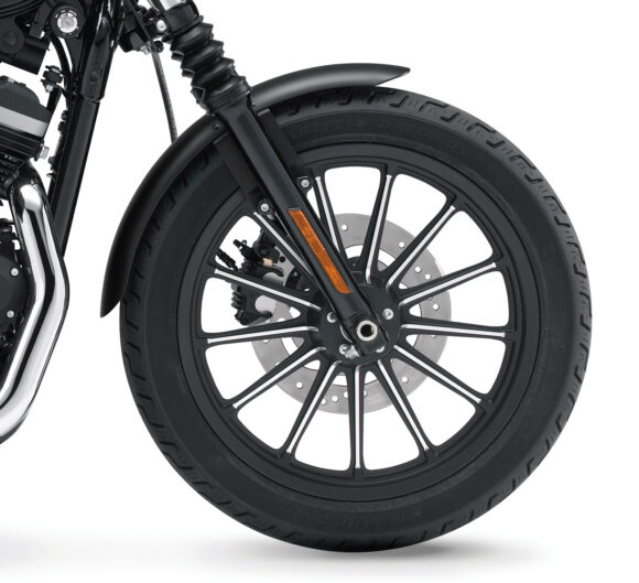Parafango anteriore compatibile con Sportster/Dyna ruota 19'' - immagine 2