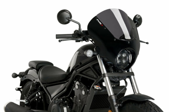 Cupolino Dark Night per Honda Rebel 500 - immagine 7