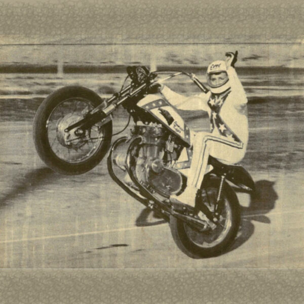 T-shirt Evel Knievel American legend - Grigia - immagine 2