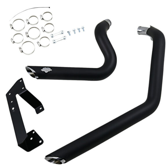 Scarichi Vance & Hines Shortshot Staggered per Sportster 2004>2013 - Neri - immagine 2