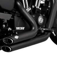 Scarichi Vance & Hines Shortshot Staggered per Sportster 2004>2013 - Neri