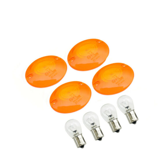 Kit vetri frecce "piatti" per modelli H-D Touring (coppia / vari colori) - immagine 2