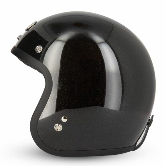 Casco Gasoline Jet S250 - Nero metal flake - immagine 2