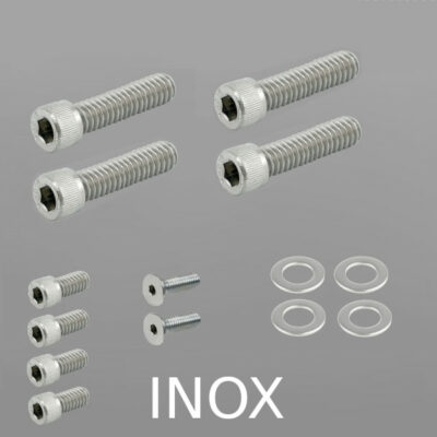 Set bulloneria INOX per comandi manubrio H-D