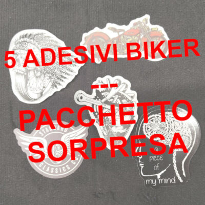 Pacchetto a sorpresa - 5 adesivi biker