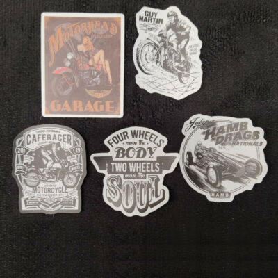 Pacchetto a sorpresa - 5 adesivi biker - immagine 6