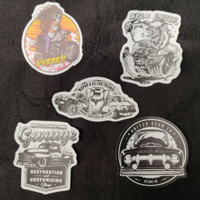 Pacchetto a sorpresa - 5 adesivi biker - immagine 5