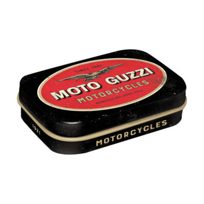 Scatola di mentine in metallo Moto Guzzi ® Since 1921