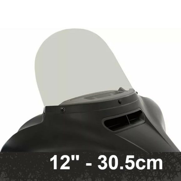 Plexiglass di ricambio da 12'' (30.5cm) per batwing originale H-D