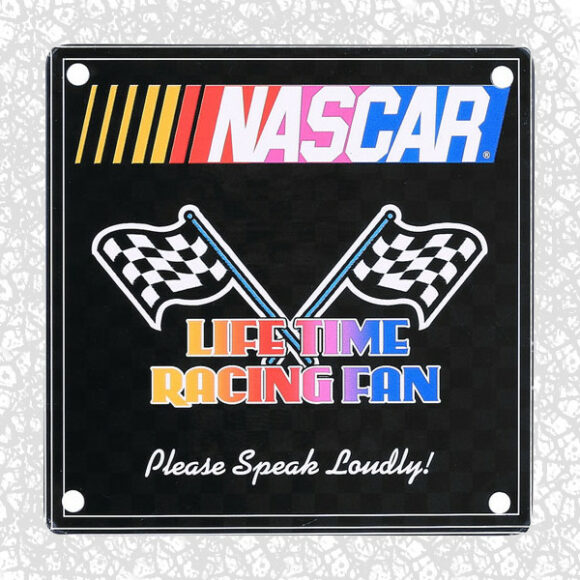 Targa in metallo Nascar "Racing fan"