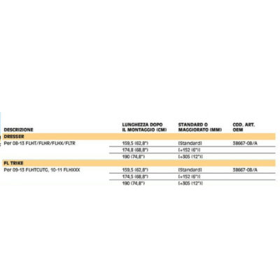 Cavo frizione per H-D Touring/Trike 2008>2013 - Nero - immagine 4