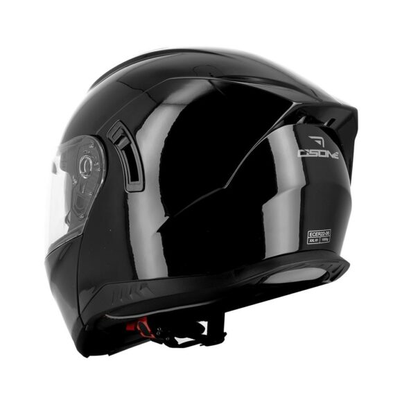 Casco modulare Osone S521 - Nero lucido - immagine 3