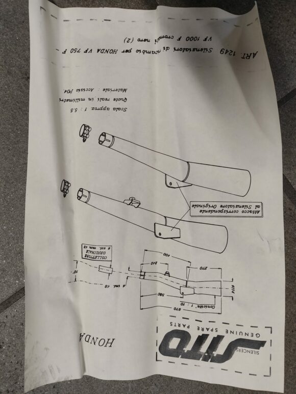 Silenziatori Sito per Honda VF750F / VF1100F - immagine 2