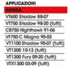 |USATO| <br> Leve Kuryakyn Skull per Honda VT600 / VT750 / VTX1300 - immagine 4