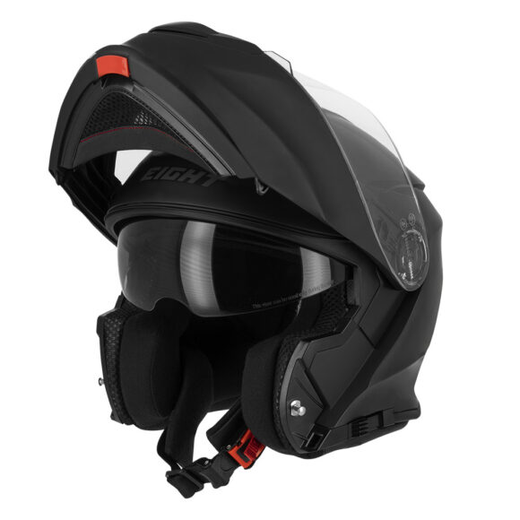 Casco modulare Eight S550 - Nero opaco - immagine 2